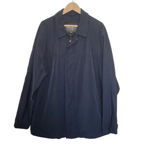 Eddie Bauer Men's Full Zip Jacket Outdoor Outfitter Size XL Navy Blue Travel